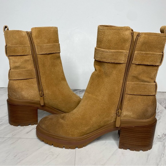 Naturalizer Trina Suede Heeled Boot 8 1/2 M - Picture 6 of 14